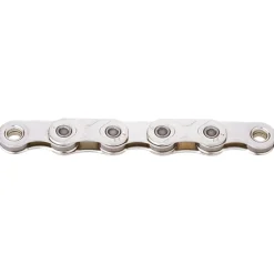 KMC X-Flat Ketting - WAXED | Flat-Top | Nickel Plated | 12/13-voudig - zilver