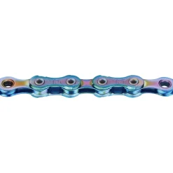Kettingen < KMC X12L Ketting - WAXED | 12 versnellingen - aurora blue