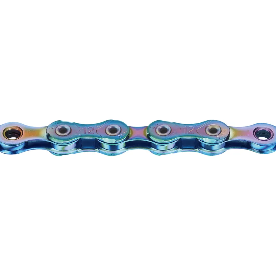 Kettingen < KMC X12L Ketting - WAXED | 12 versnellingen - aurora blue