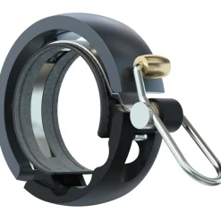 Knog Oi Luxe Fietsbel - black/grey
