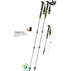 Komperdell Explorer Zero Trekkingstokken (Paar) - groen
