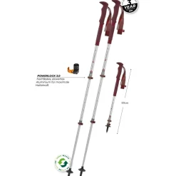 Komperdell Explorer Zero Compact Trekkingstokken (Paar) - malbec