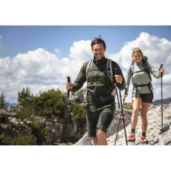 Komperdell FX Lite Carbon Vario Approach Compact Trekkingstokken (Paar) - blauw