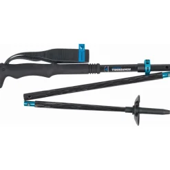 Komperdell FX Lite Carbon Vario Approach Compact Trekkingstokken (Paar) - blauw