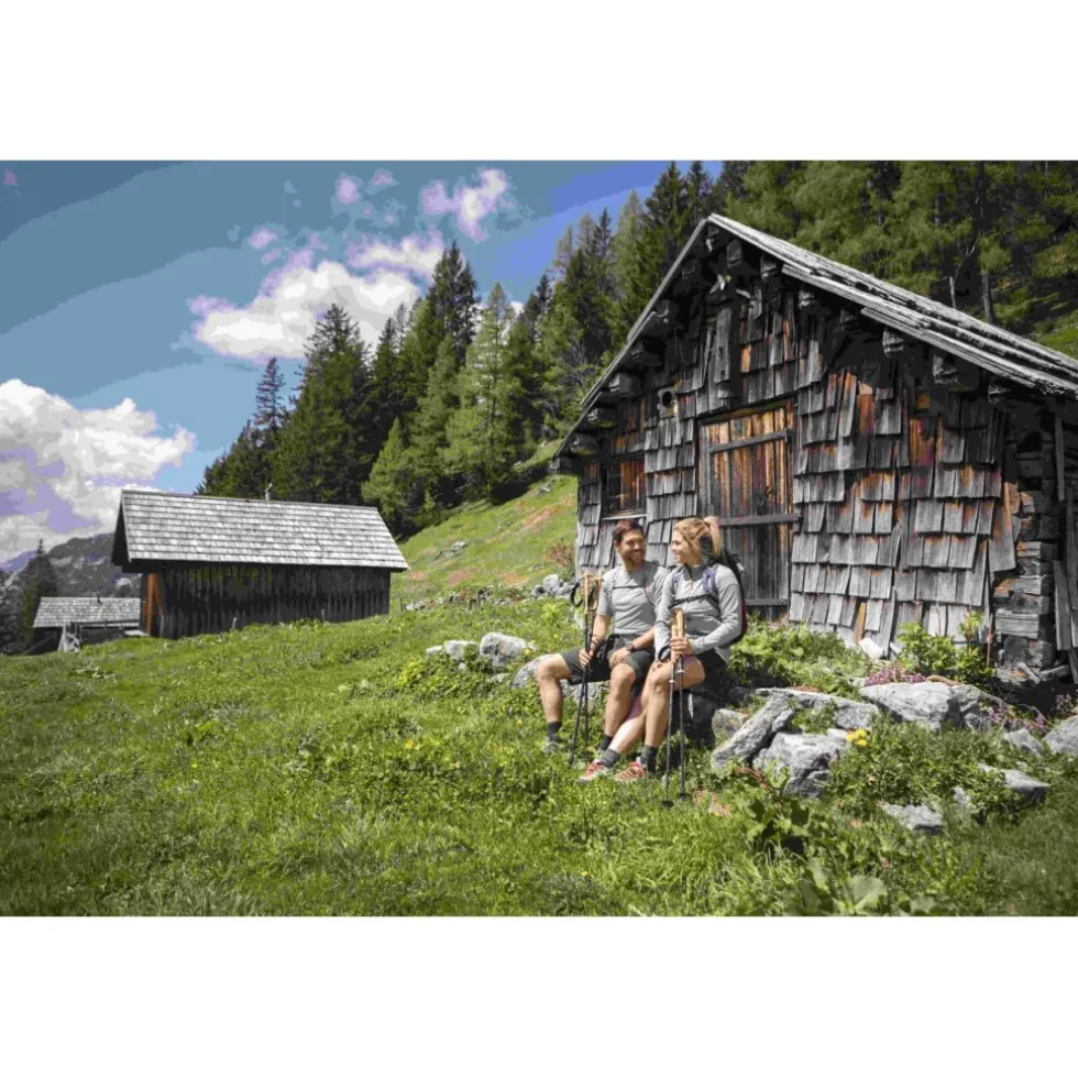Komperdell FX Lite Carbon Vario Summit Compact Trekkingstokken (Paar) - titan