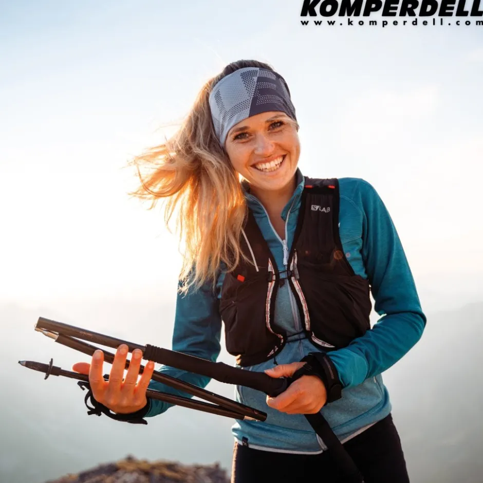 Wandel- & Trailrunning-Stokken < Komperdell FX Lite TI Vario Trekkingstokken (Paar) - zilver/oranje