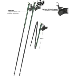 Wandel- & Trailrunning-Stokken < Komperdell FXP Composite Trail Trekkingstokken (Paar) - groen