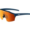 KOO Alibi Photochromic Zonnebril - Regular | Dark Blue Matt - Red Mirror