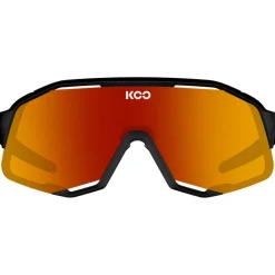 KOO Demos Zonnebril - Black Matt - Red Mirror