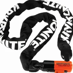 Kryptonite Evolution Integrated Chain 1016 - 160cm -Kettingslot - zwart
