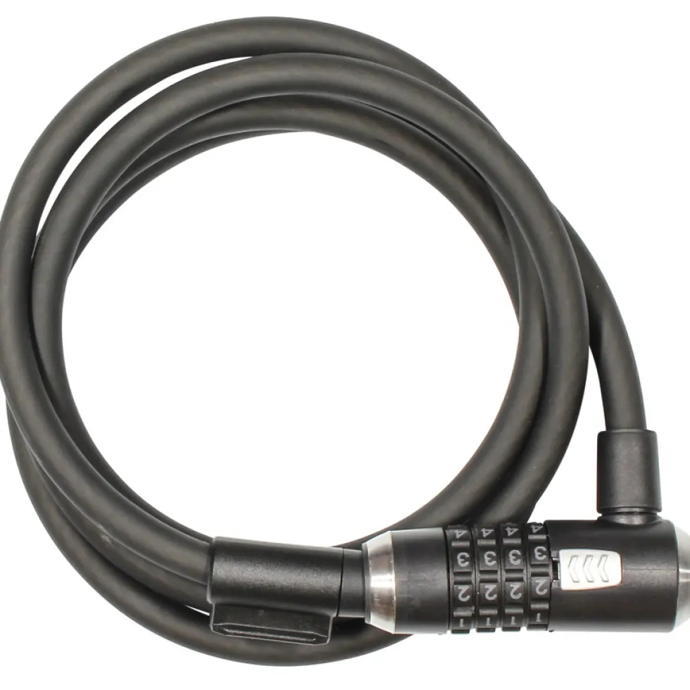 Kryptonite KryptoFlex Combo 815 150cm Spiraalkabelslot - Zwart