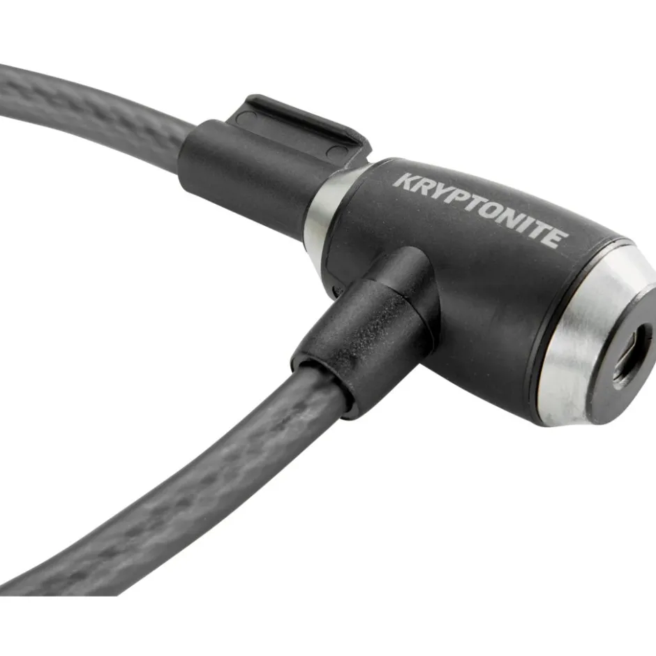 Kabelsloten < Kryptonite KryptoFlex 1518 Key 180cm Spiraalkabelslot - Zwart