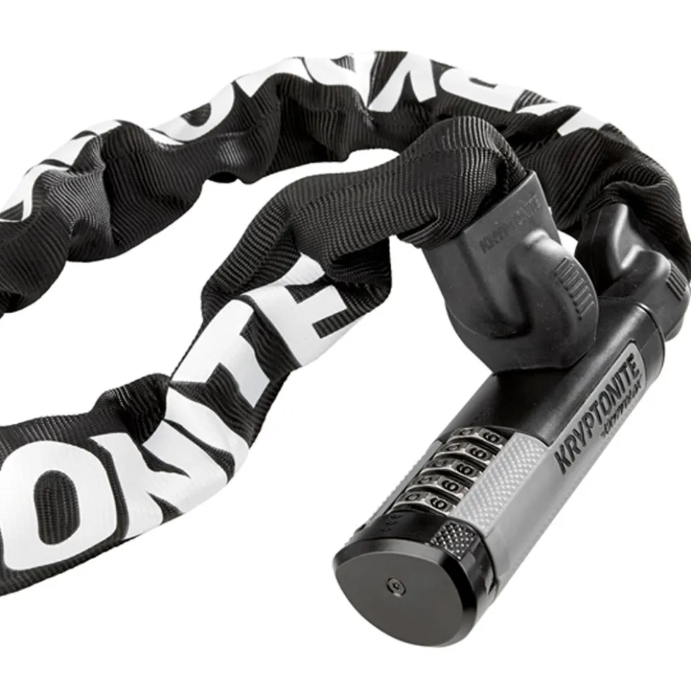 Kryptonite KryptoLok Integrated Chain Combo 990 90cm Kettingslot
