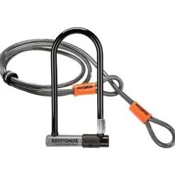 Beugelsloten < Kryptonite KryptoLok Standard U-Slot 100x225mm + Kryptoflex Luskabel 120cm