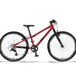 KUbikes 24S MTB 8-Speed Kids Bike - red