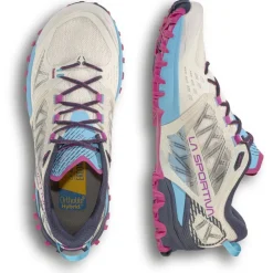 La Sportiva Bushido III Hardloopschoenen Dames - Chalk/Night Sky