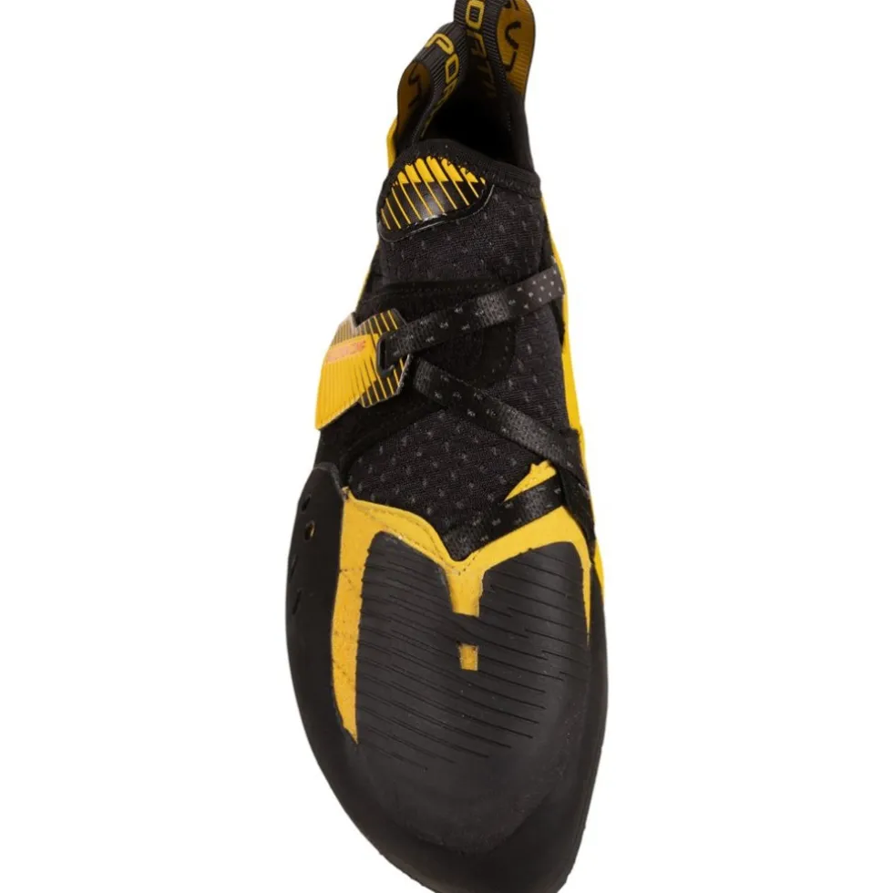 La Sportiva Solution Comp Klimschoenen Heren - Zwart/Geel 20Z