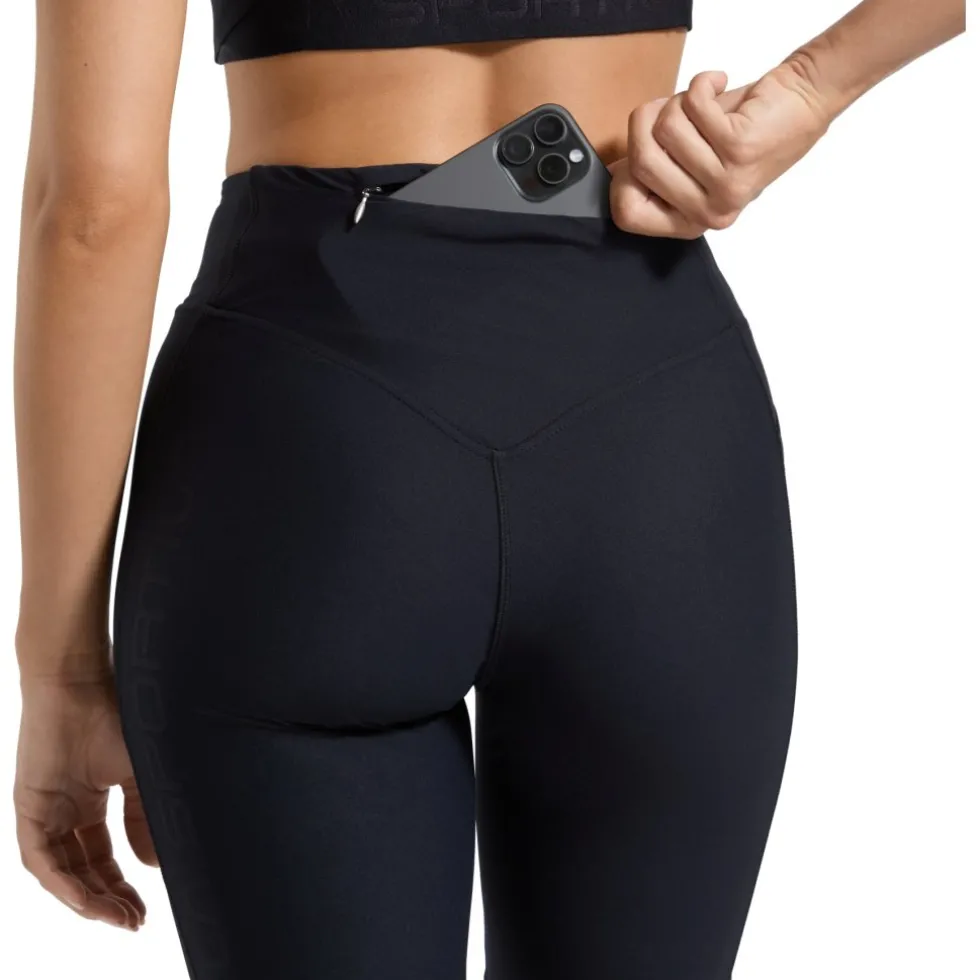 La Sportiva Triumph Tight Shorts Dames - Black/Chalk