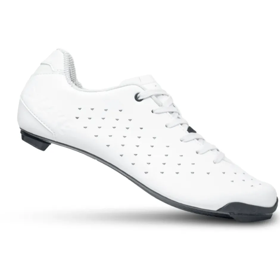 Wielrenschoenen|Wielrenschoenen < Lake CX21C Racefietsschoenen Heren - wit/wit clarino