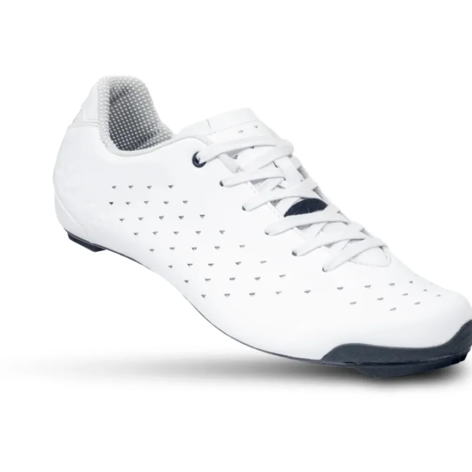 Wielrenschoenen|Wielrenschoenen < Lake CX21C Racefietsschoenen Heren - Breed - wit/wit clarino
