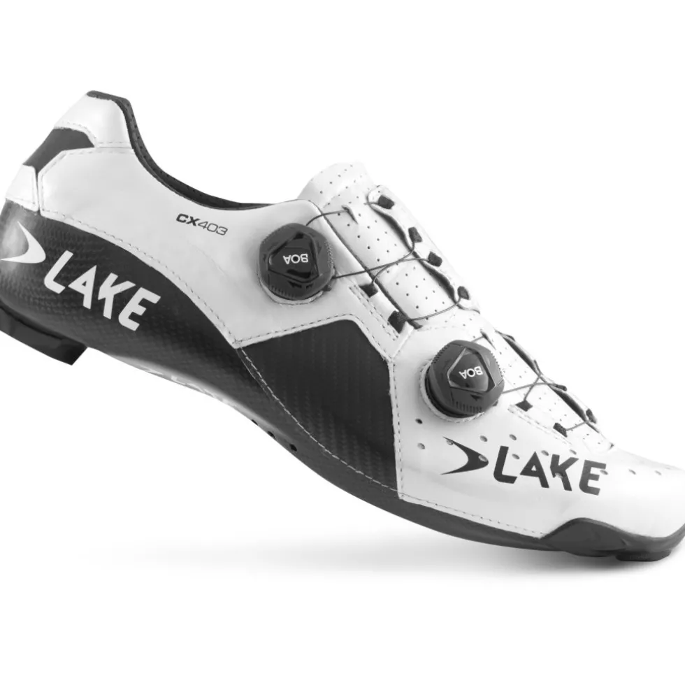 Lake CX403 Racefietsschoenen Dames - wit/zwart