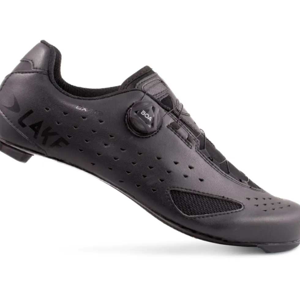 Lake CX219 Racefietsschoenen Heren - Breed - zwart/zwart