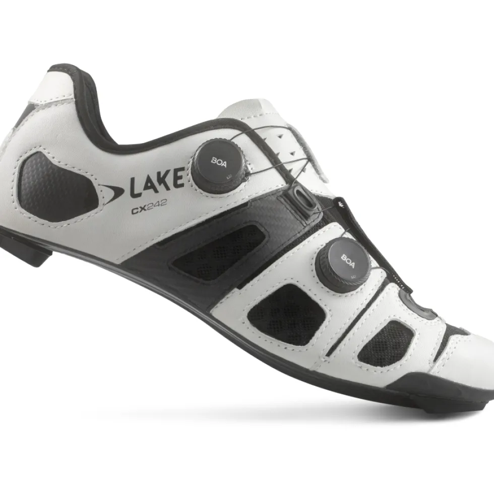 Lake CX242 Racefietsschoenen Heren - zwart/wit