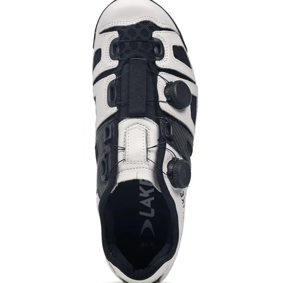 Lake CX242 Racefietsschoenen Heren - zwart/wit