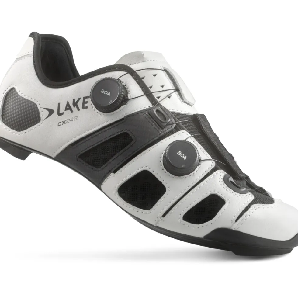 Lake CX242 Racefietsschoenen Heren - zwart/wit