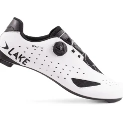 Lake CX219 Racefietsschoenen Heren - Breed - wit/zwart