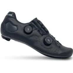 Lake CX333 Racefietsschoenen Heren - Smal - zwart/zilver