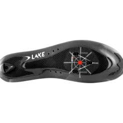 Lake CX333 Racefietsschoenen Heren - Breed - zwart/zilver