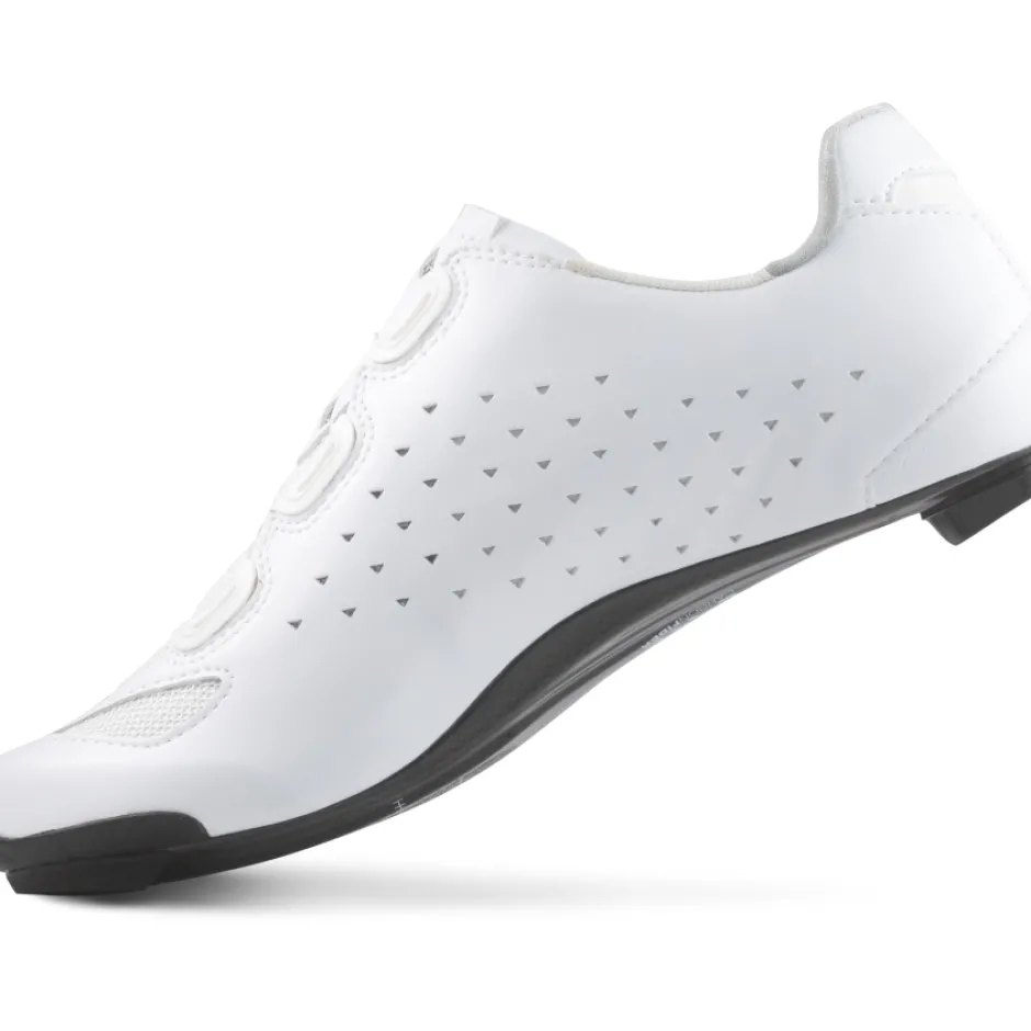 Wielrenschoenen|Wielrenschoenen < Lake CX238 Racefietsschoenen Heren - Clarino Microvezel - wit/wit