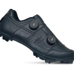 Lake MX30G MTB-Schoenen Heren - Breed - zwart/zwart Clarino