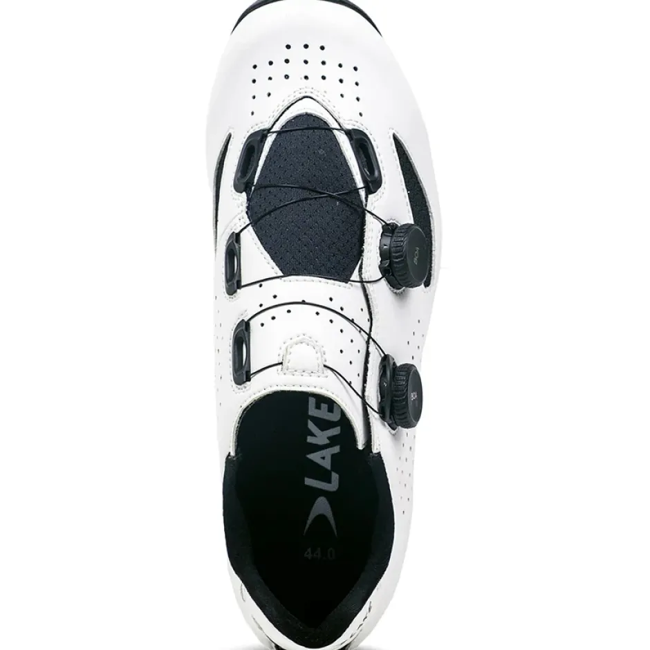 Klikschoenen|Gravelschoenen < Lake MX239 Gravel Schoenen Heren - Breed - clarino white/black