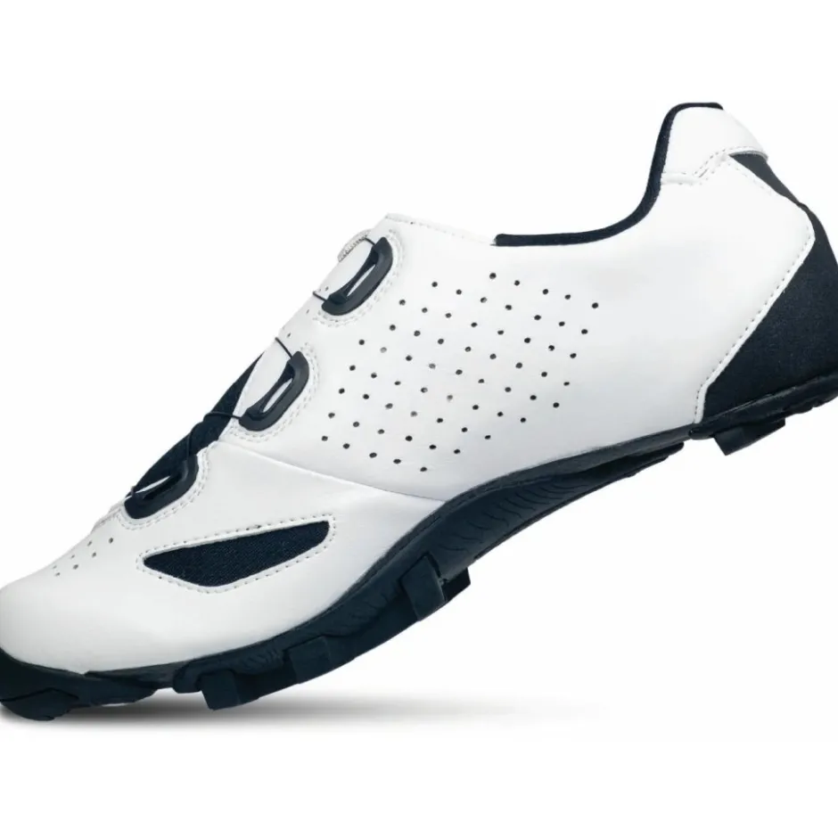 Klikschoenen|Gravelschoenen < Lake MX239 Gravel Schoenen Heren - Breed - clarino white/black