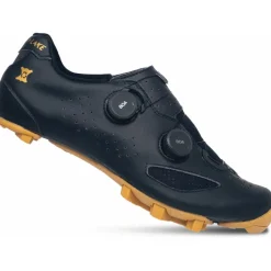 Klikschoenen|Gravelschoenen < Lake MX2 Gravel Schoenen Heren - recycled leather black/gold