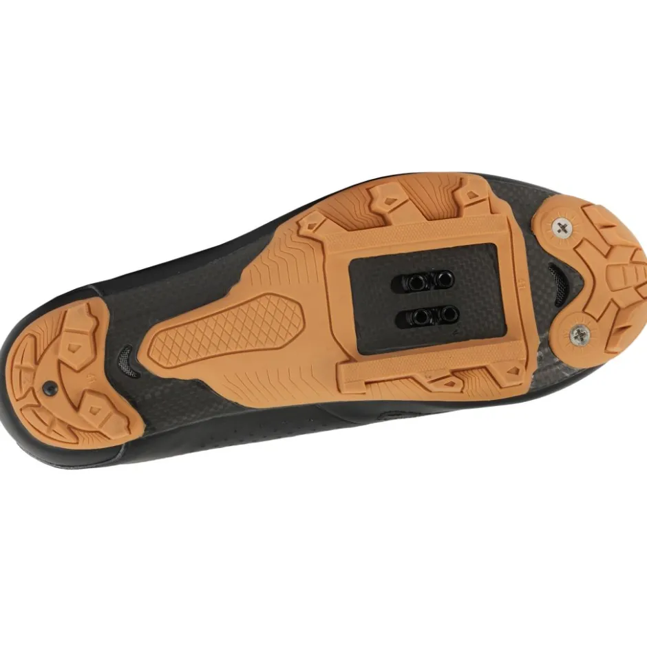 Klikschoenen|Gravelschoenen < Lake MX2 Gravel Schoenen Heren - recycled leather black/gold