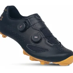 Klikschoenen|Gravelschoenen < Lake MX2 Gravel Schoenen Heren - recycled leather black/gold