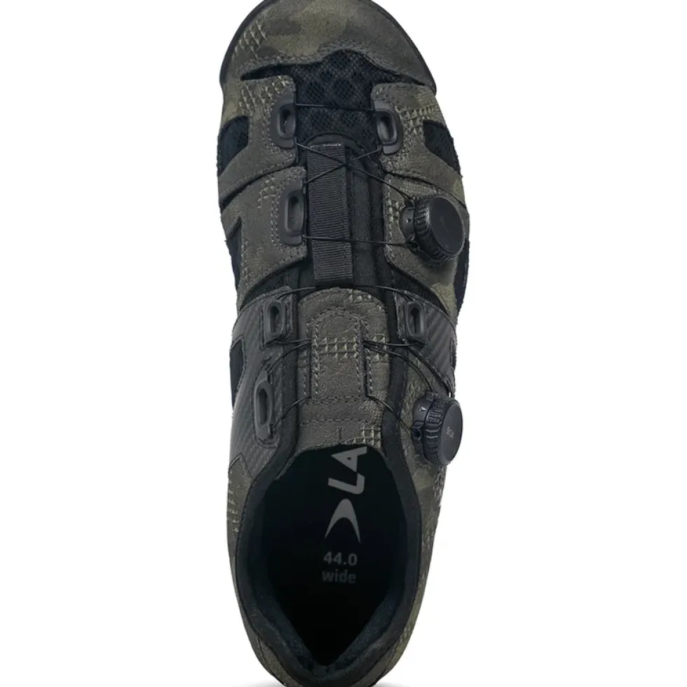 Lake MX242 MTB-Schoenen Heren - Breed - Helcor Bio camo