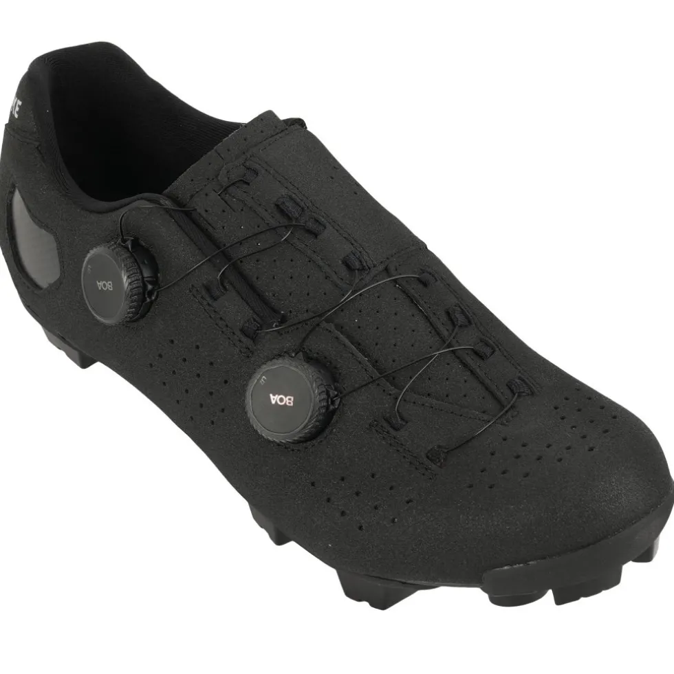 Lake MX333 MTB-Schoenen Heren - Breed - zwart/zilver