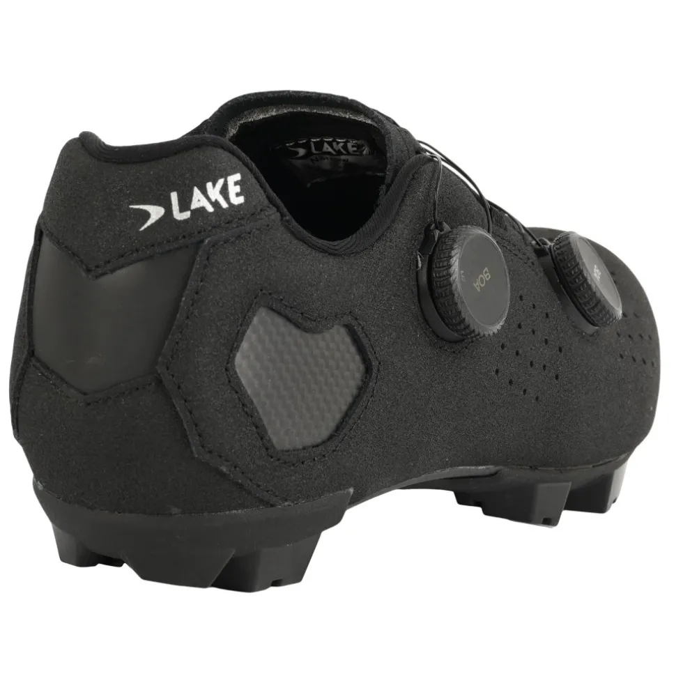 Lake MX333 MTB-Schoenen Heren - Breed - zwart/zilver