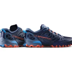 La Sportiva Bushido III Hardloopschoenen Heren - Deep Sea/Cherry Tomato
