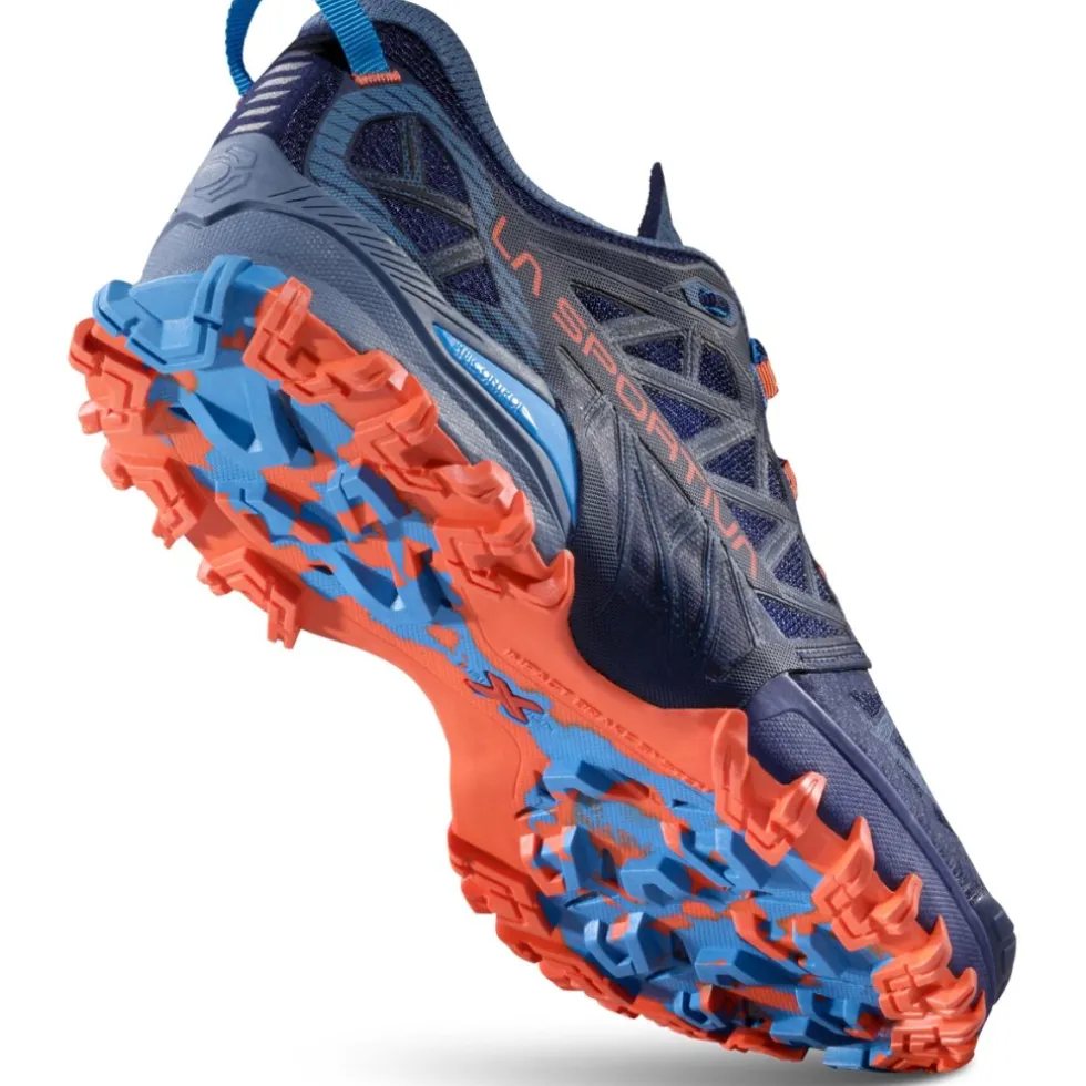 La Sportiva Bushido III Hardloopschoenen Heren - Deep Sea/Cherry Tomato