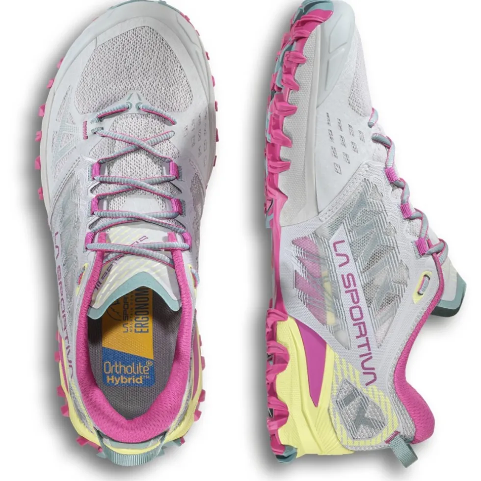 La Sportiva Bushido III Hardloopschoenen Dames - Moon/Springtime