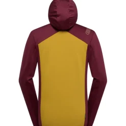 Jassen & Vesten < La Sportiva Cosmic Therma Jas met Capuchon Heren - Savana/Redwood
