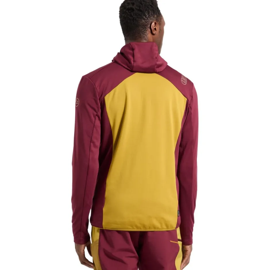 Jassen & Vesten < La Sportiva Cosmic Therma Jas met Capuchon Heren - Savana/Redwood