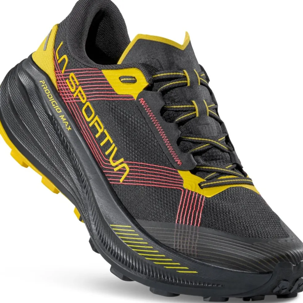 La Sportiva Prodigio Max Hardloopschoenen Heren - Zwart/Geel