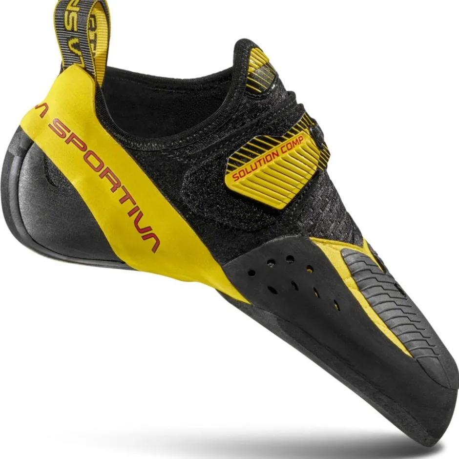 Klim- En Boulderschoenen|Klims- & Boulderschoenen < La Sportiva Solution Comp Klimschoenen Heren - Zwart/Geel