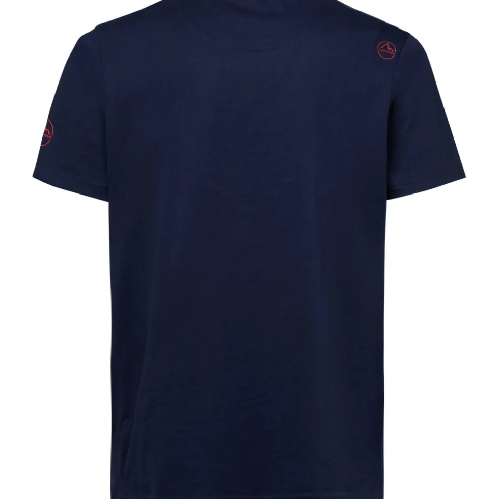 La Sportiva Stripe Cube T-Shirt Heren - Deep Sea